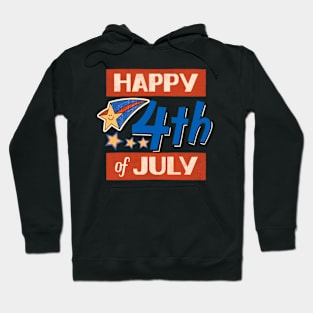 Happy 4th of July Retro Hoodie